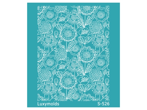 Silk screen stencil for polymer clay "Luxymolds" S-526