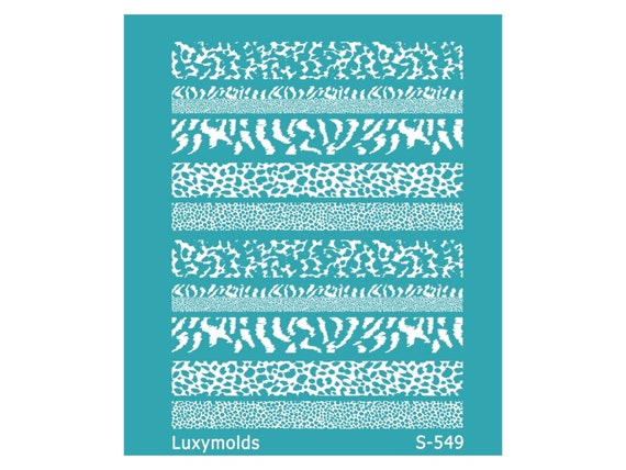 Silk screen stencil for polymer clay "Luxymolds" S-549