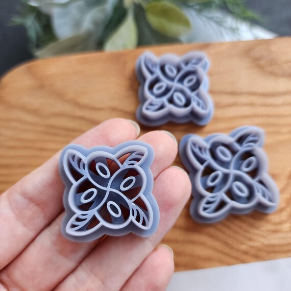 Polymer Clay cutters Flower Floral Earrings molds Polymer clay tools sharp cutter stamp Jewelry earrings cutters cutters Clay supplies