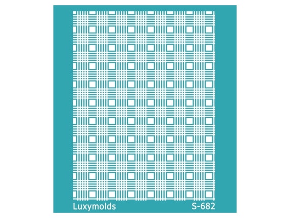 Silk screen stencil for polymer clay "Luxymolds" S-682