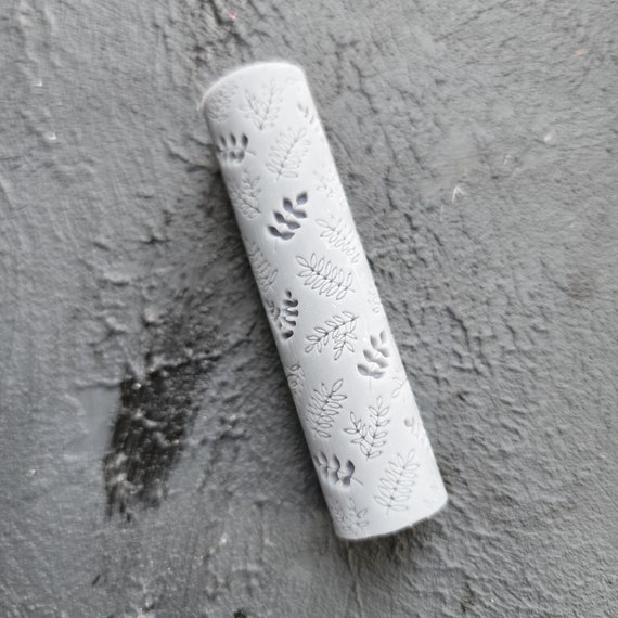 Polymer clay texture roller clay stamp 3D printed embossing