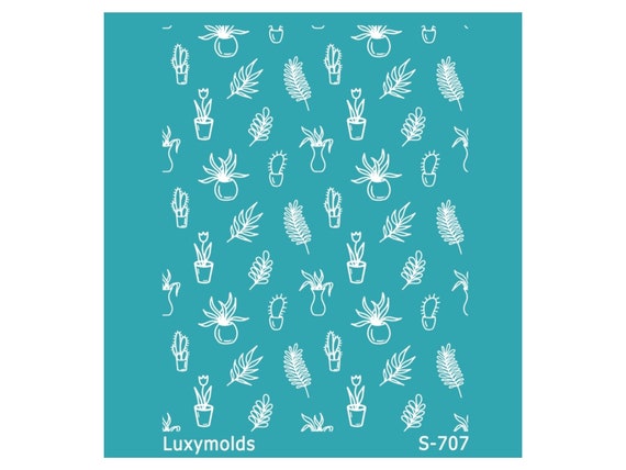 Silk screen stencil for polymer clay "Luxymolds" S-707