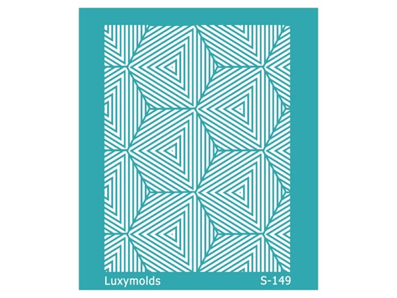 Silk screen stencil for polymer clay "Luxymolds" S-149