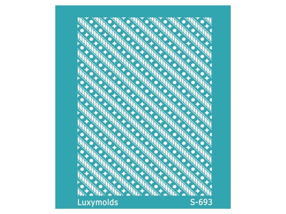 Silk screen stencil for polymer clay "Luxymolds" S-693