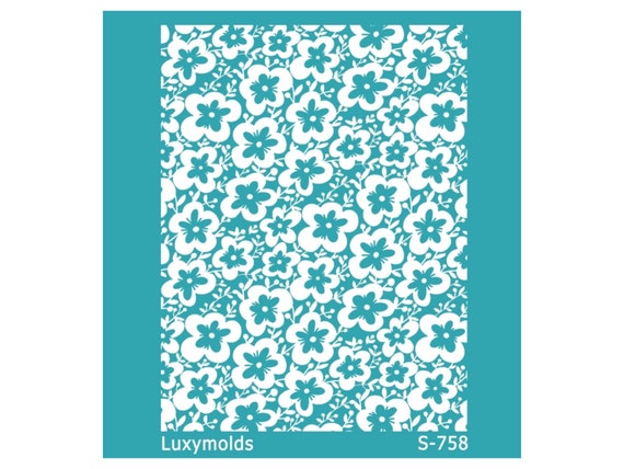 Silk screen stencil for polymer clay "Luxymolds" S-758