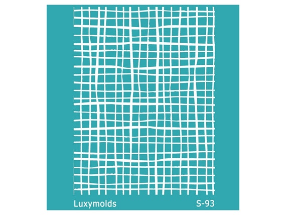 Silk screen stencil for polymer clay "Luxymolds" S-93