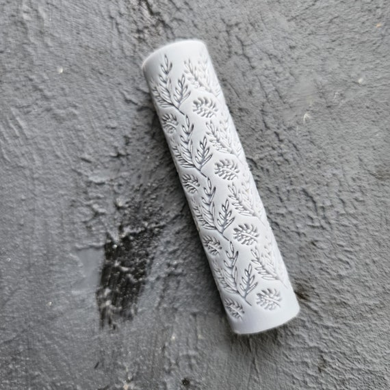 Polymer clay texture roller clay stamp 3D printed embossing