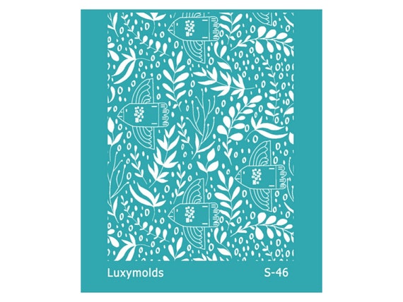 Silk screen stencil for polymer clay "Luxymolds" S-46