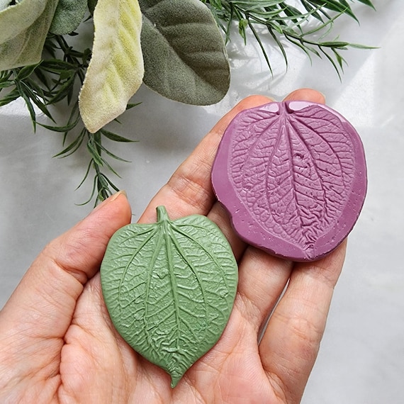 Leaves veins texture Polymer clay tile mold Texture mat Clay stamp Polymer clay texture stencils Rubber mat Clay supplies Clay tool