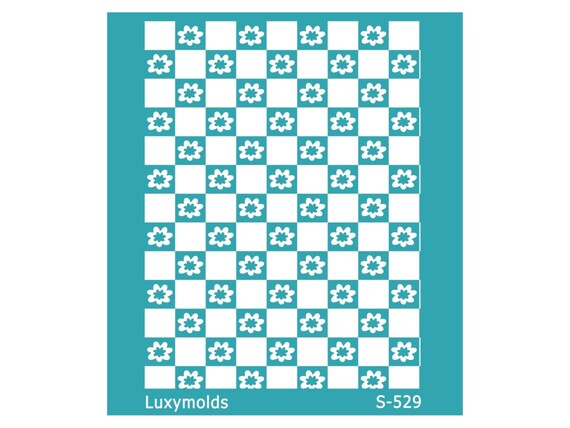 Silk screen stencil for polymer clay "Luxymolds" S-529