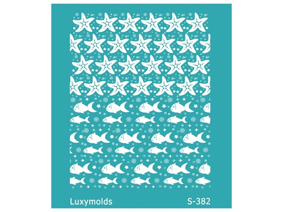 Silk screen stencil for polymer clay "Luxymolds" S-382