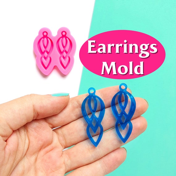 Earrings silicone mold for resin silicone molds for epoxy