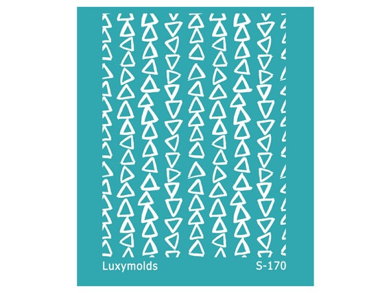 Silk screen stencil for polymer clay "Luxymolds" S-170