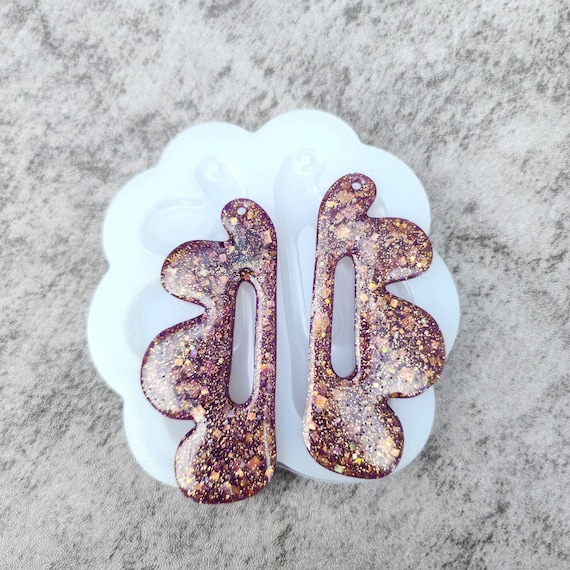 Geometric Silicone Earrings Mold for Resin Jewelry Making