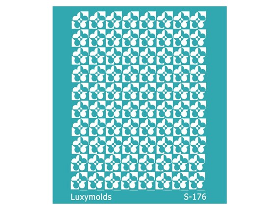 Silk screen stencil for polymer clay "Luxymolds" S-176