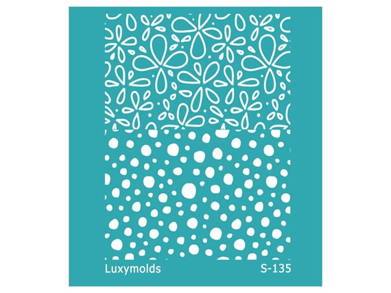Silk screen stencil for polymer clay "Luxymolds" S-135