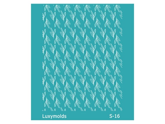 Silk screen stencil for polymer clay "Luxymolds" S-16