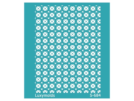 Silk screen stencil for polymer clay "Luxymolds" S-684