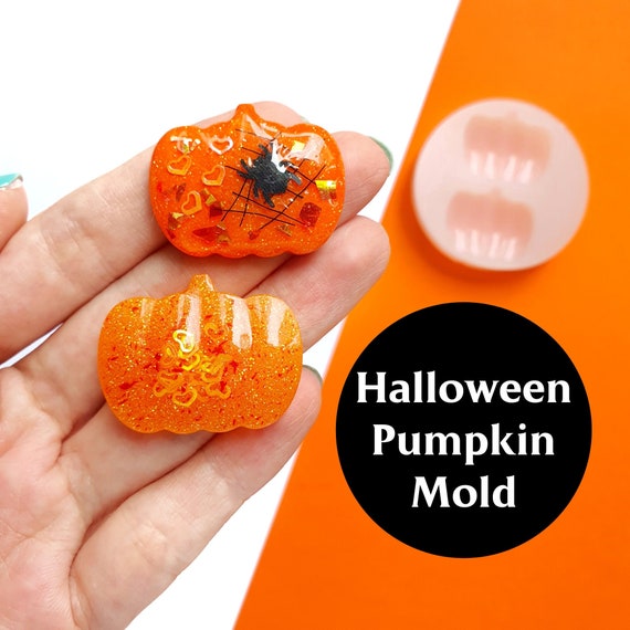 Halloween "Pumpkin" Silicone earrings mold for resin and epoxy