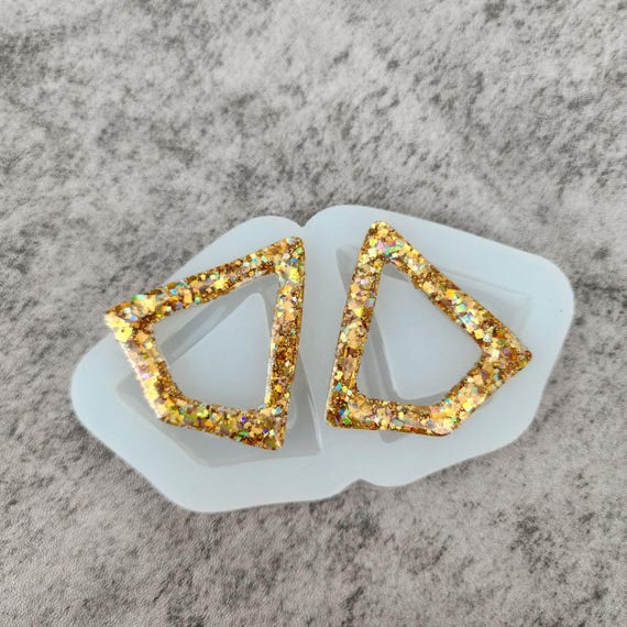 Geometric Silicone Earrings Mold for Resin Jewelry Making