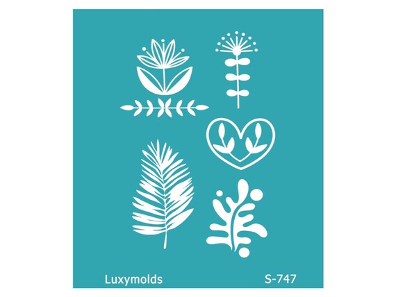 Silk screen stencil for polymer clay "Luxymolds" S-747