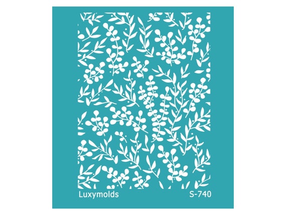 Silk screen stencil for polymer clay "Luxymolds" S-740