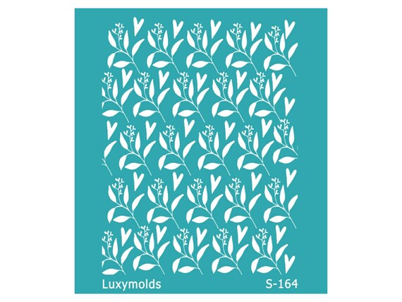 Silk screen stencil for polymer clay "Luxymolds" S-164
