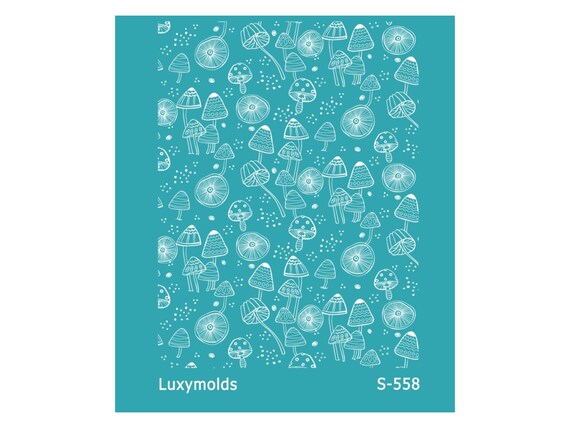 Silk screen stencil for polymer clay "Luxymolds" S-558