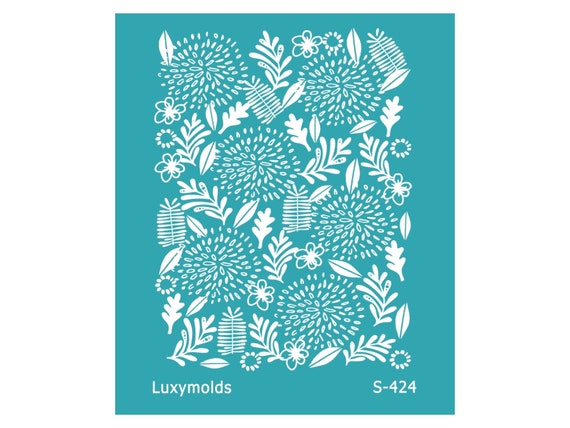 Silk screen stencil for polymer clay "Luxymolds" S-424