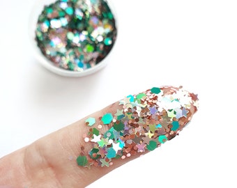 Christmas Mix Chunky glitter for Resin Epoxy crafts