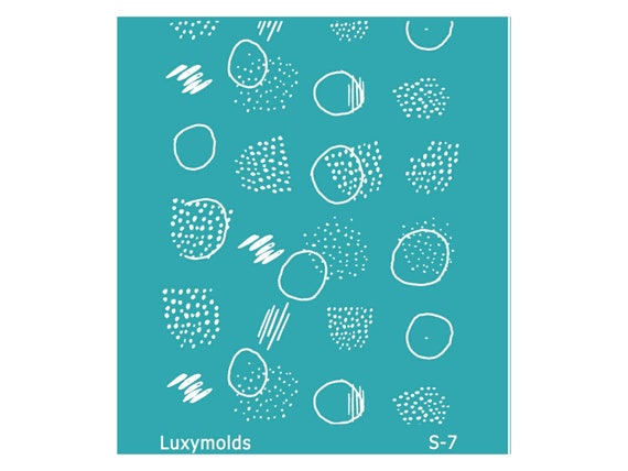 Silk screen stencil for polymer clay "Luxymolds" S-7