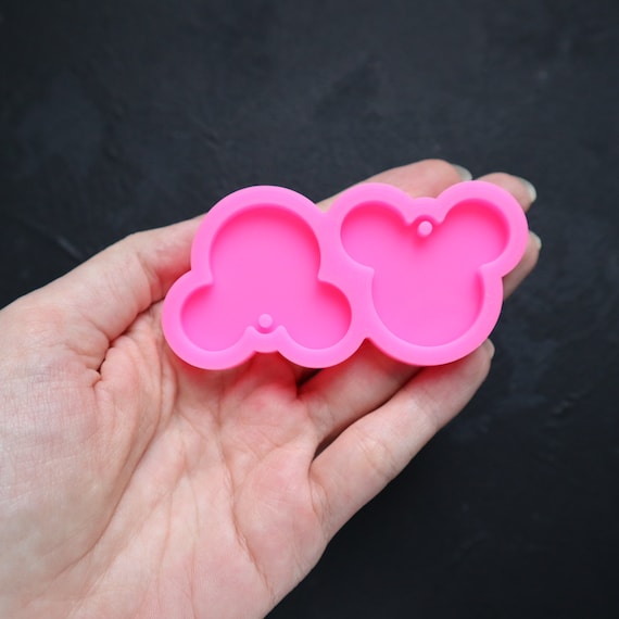 Earrings molds for resin Mouse silicone mold for epoxy