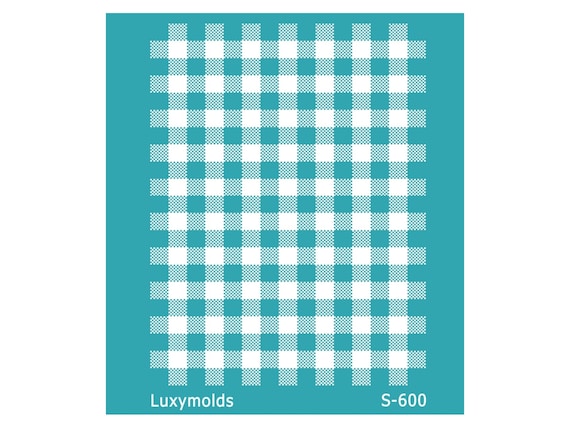 Silk screen stencil for polymer clay "Luxymolds" S-600