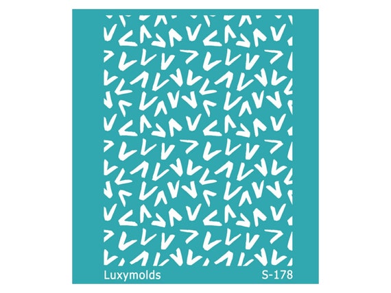 Silk screen stencil for polymer clay "Luxymolds" S-178