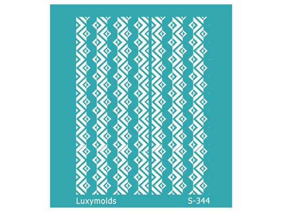 Silk screen stencil for polymer clay "Luxymolds" S-344