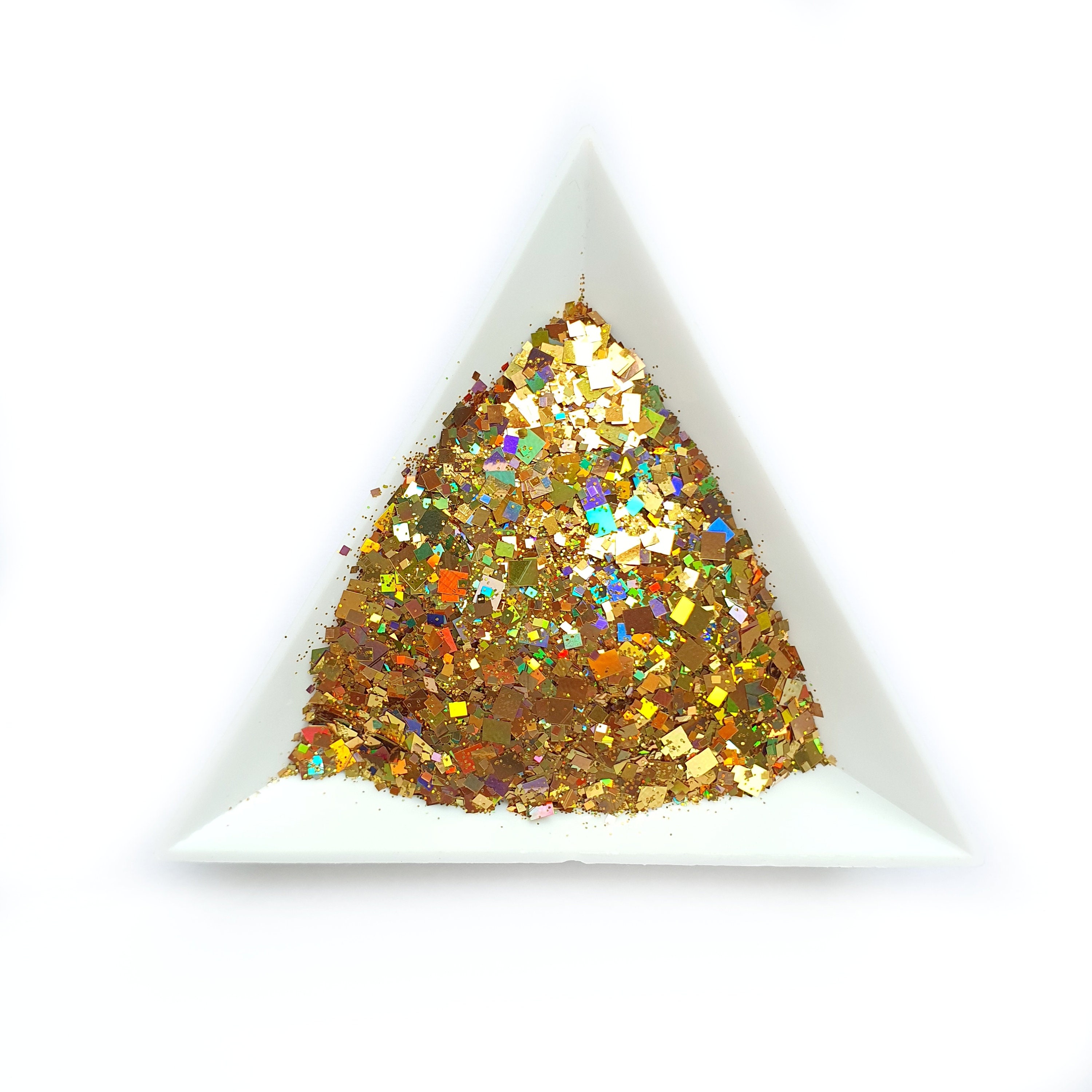 2pcs Gold White Iridescent Glitter, Glitter for Resin , Jewelry