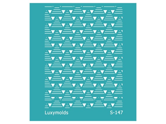 Silk screen stencil for polymer clay "Luxymolds" S-147