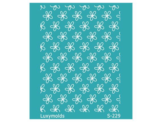 Silk screen stencil for polymer clay "Luxymolds" S-229