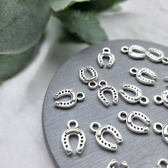 10 pcs Horseshoe charms Earrings components Earrings findings DIY jewelry