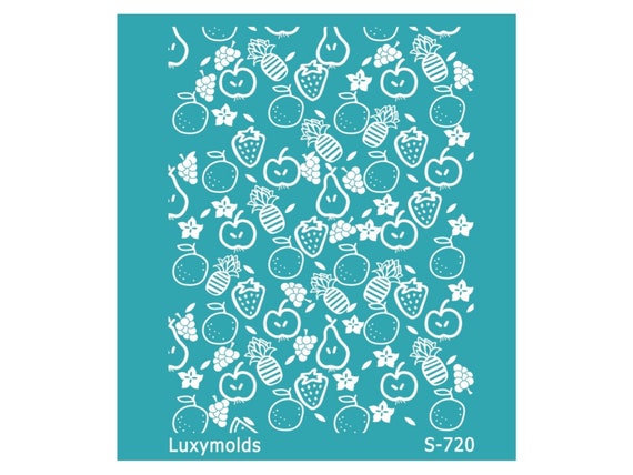 Silk screen stencil for polymer clay "Luxymolds" S-720