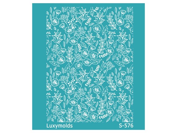 Silk screen stencil for polymer clay "Luxymolds" S-576