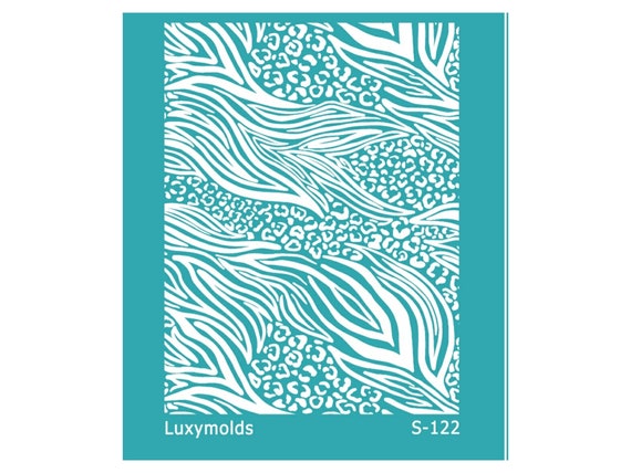 Silk screen stencil for polymer clay "Luxymolds" S-122