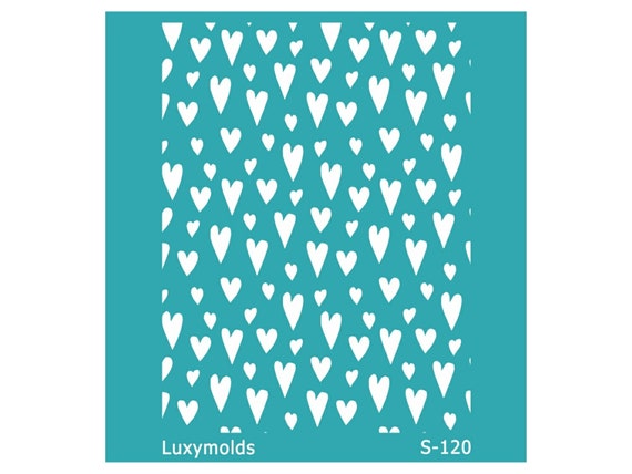 Silk screen stencil for polymer clay "Luxymolds" S-120