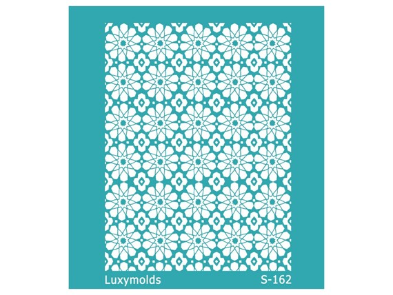 Silk screen stencil for polymer clay "Luxymolds" S-162