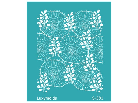 Silk screen stencil for polymer clay "Luxymolds" S-381