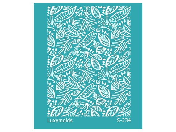 Silk screen stencil for polymer clay "Luxymolds" S-234