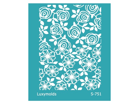 Silk screen stencil for polymer clay "Luxymolds" S-751