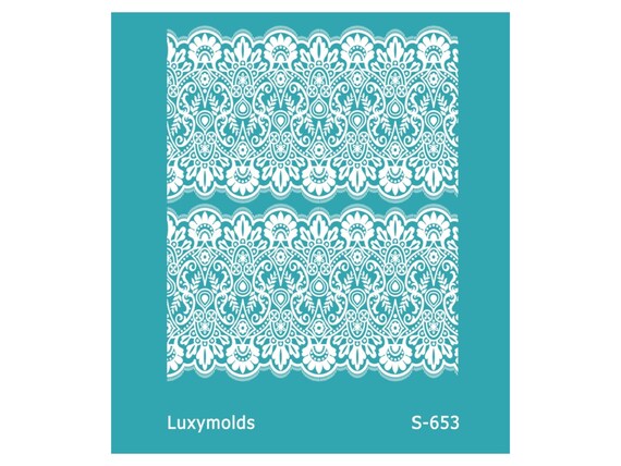 Silk screen stencil for polymer clay "Luxymolds" S-653