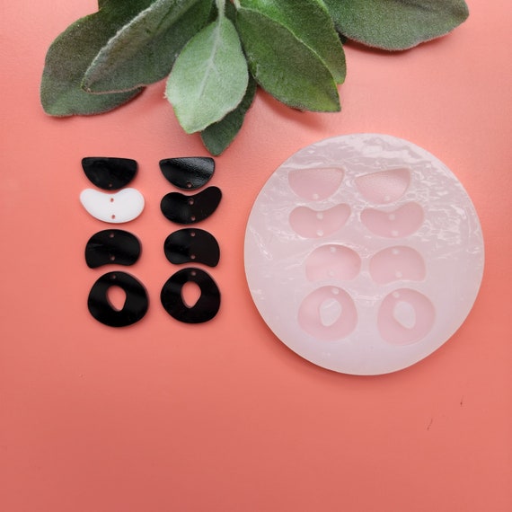 Silicone earring mold Jewelry Resin mould for resin and epoxy