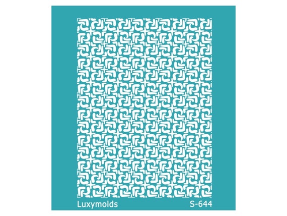 Silk screen stencil for polymer clay "Luxymolds" S-644